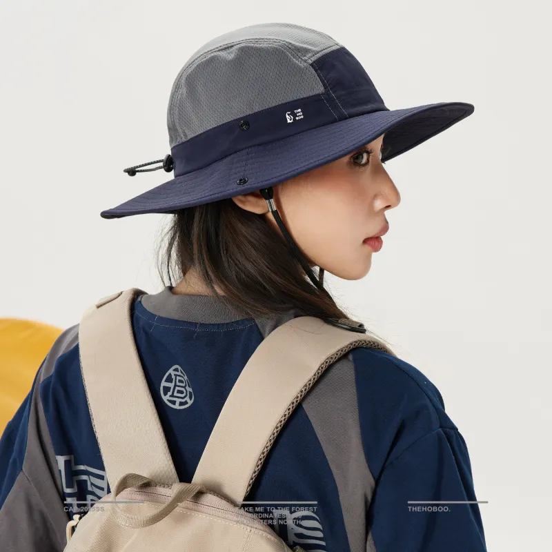THE HOBOO Cotton Bucket Hats Unisex-3