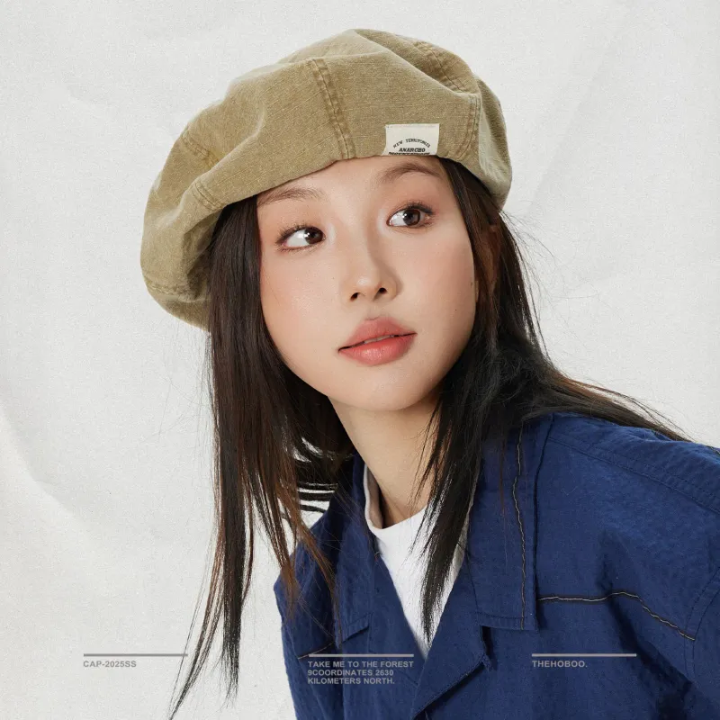 THE HOBOO Berets Unisex-5