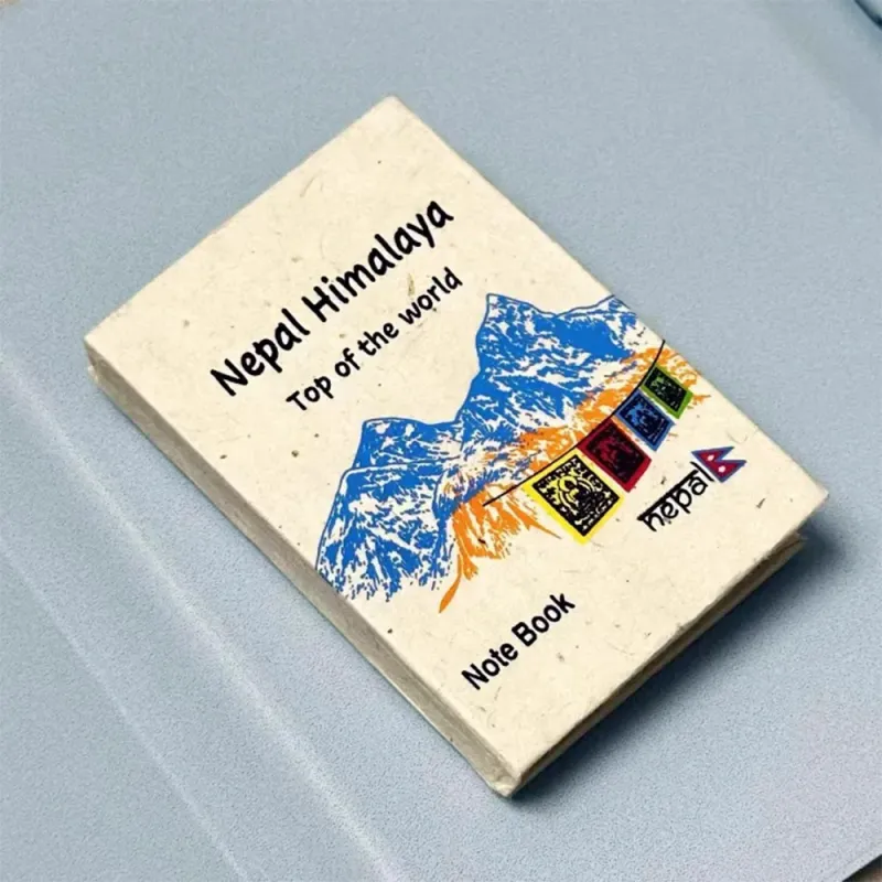 YUANPU Creative Nepal Handcrafted DIY Natural Material Bunkokata Plant Good Looking Note Pocket Planners-5