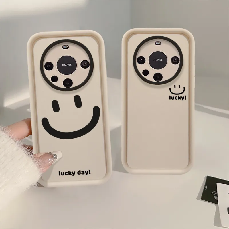 Record Star TPU Material Impact Resistant Phone Cases Compatible With Huawei MATE60 PRO Series Cute Style Minimalist-2