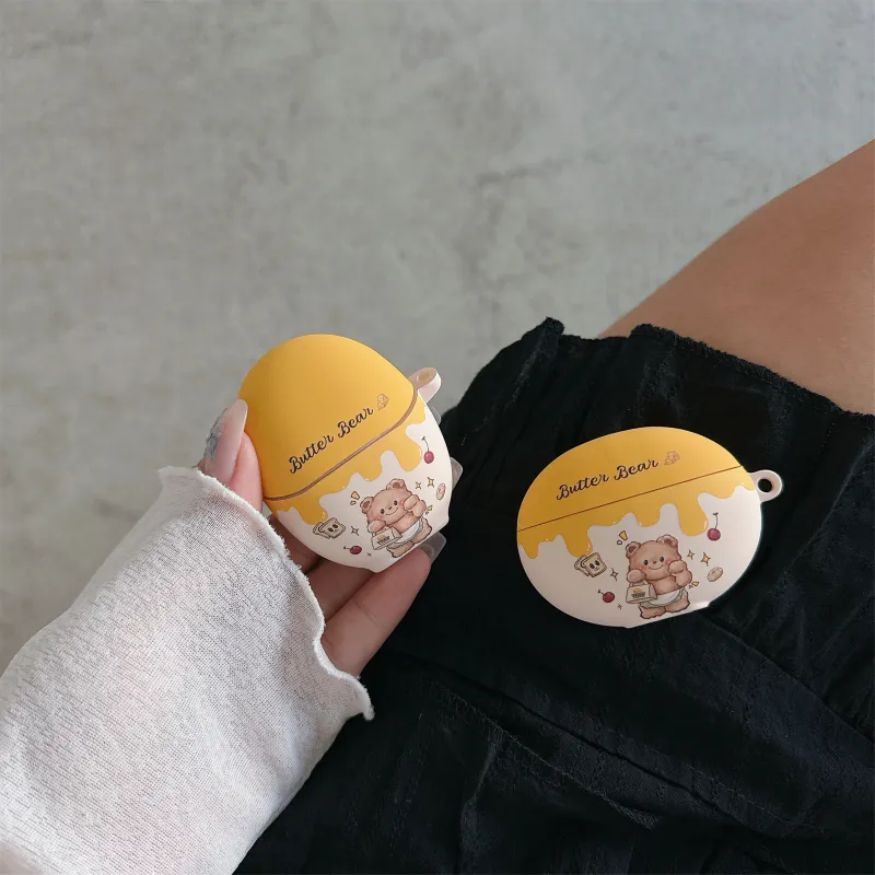 Record Star Compatible With Huawei FreeBuds. TPU Cute Impact Resistant Headphone Cases-5