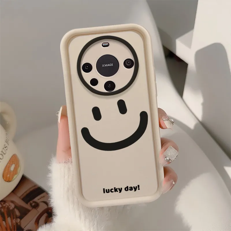 Record Star TPU Material Impact Resistant Phone Cases Compatible With Huawei MATE60 PRO Series Cute Style Minimalist-1