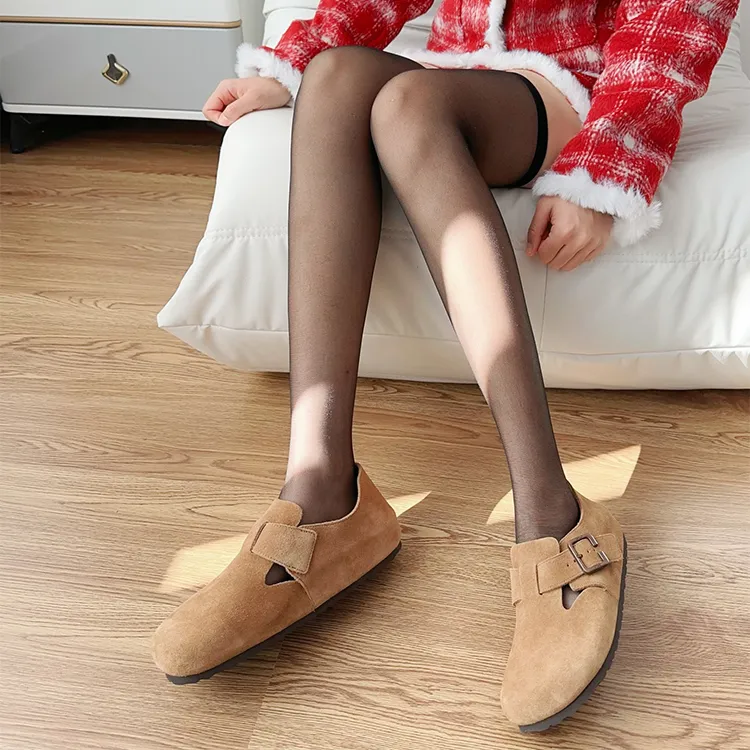 BEFFON Warm Moisture-Wicking Height Increasing Wear-Resistant Lightweight Breathable Slip-Resistant Casual Shoes Unisex-21