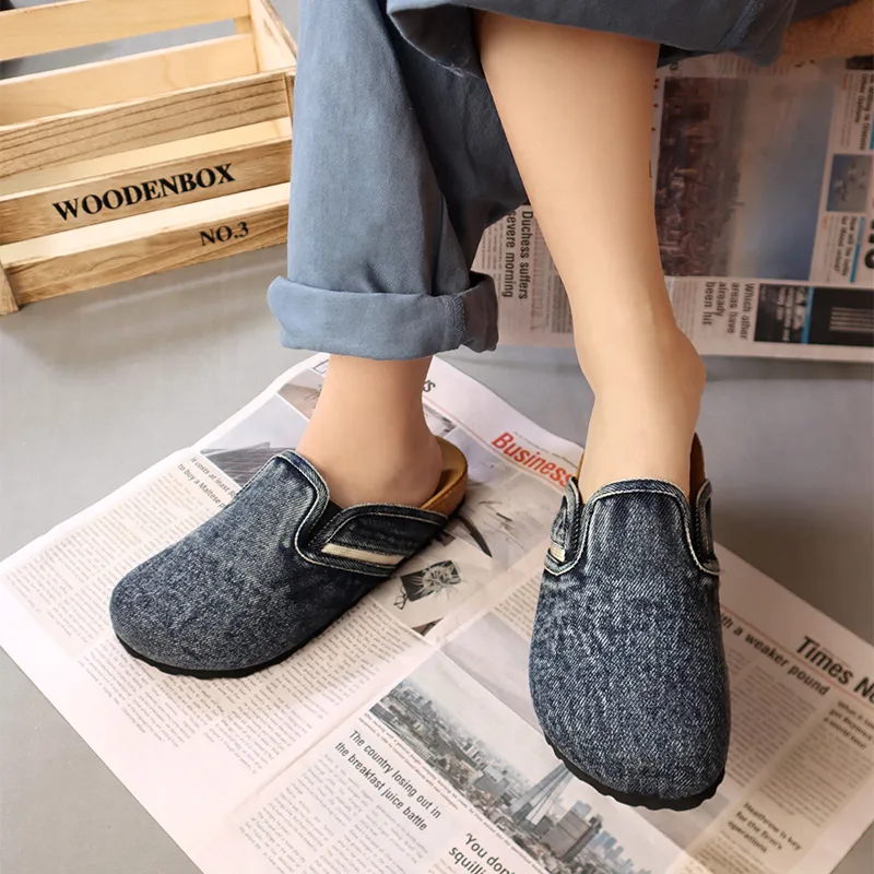 BEFFON Quiet Odor Resistant Abrasion Resistant Slip Resistant Quick Dry Antibacterial Closed Toe Slippers Unisex-5