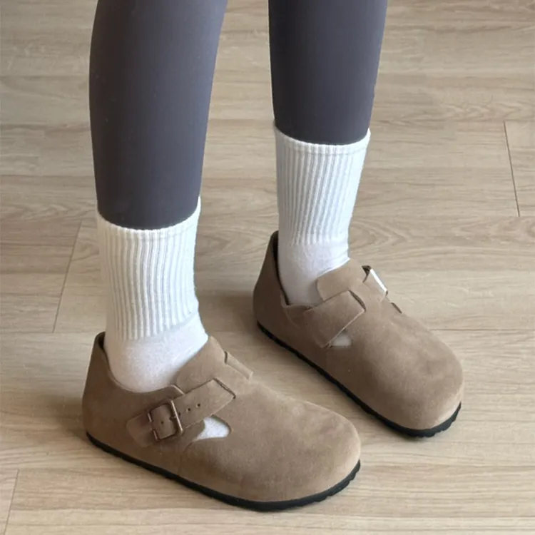 BEFFON Warm Moisture-Wicking Height Increasing Wear-Resistant Lightweight Breathable Slip-Resistant Casual Shoes Unisex-6