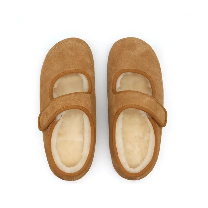 BEFFON Rubber Sole Abrasion Resistant Slip Resistant Wrap toe Slippers Women's-4