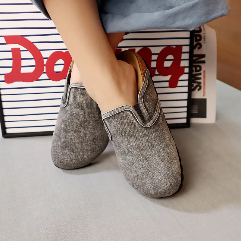 BEFFON Quiet Odor Resistant Abrasion Resistant Slip Resistant Quick Dry Antibacterial Closed Toe Slippers Unisex-14