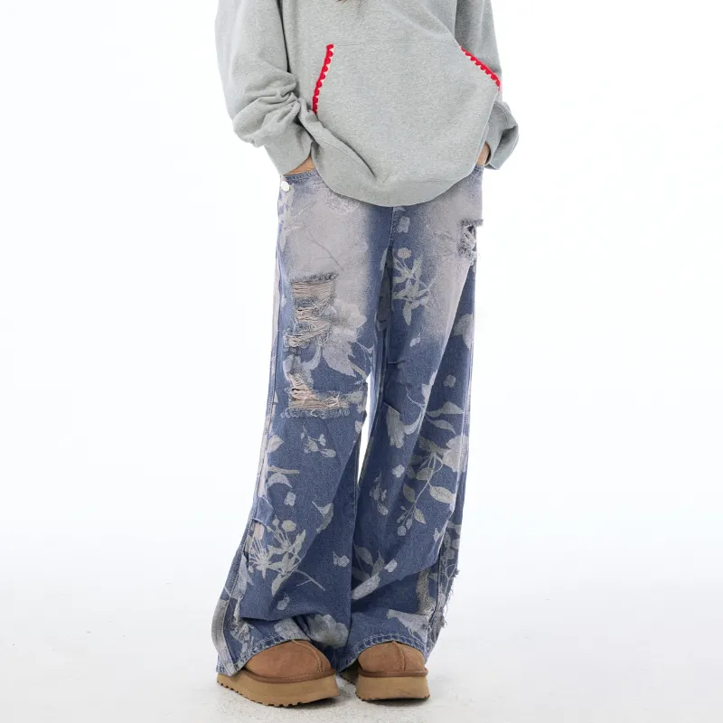 SFNT Jeans Unisex Monogram Denim-4