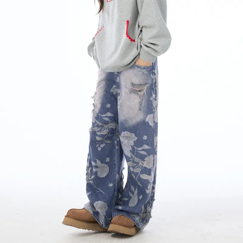 SFNT Jeans Unisex Monogram Denim-3