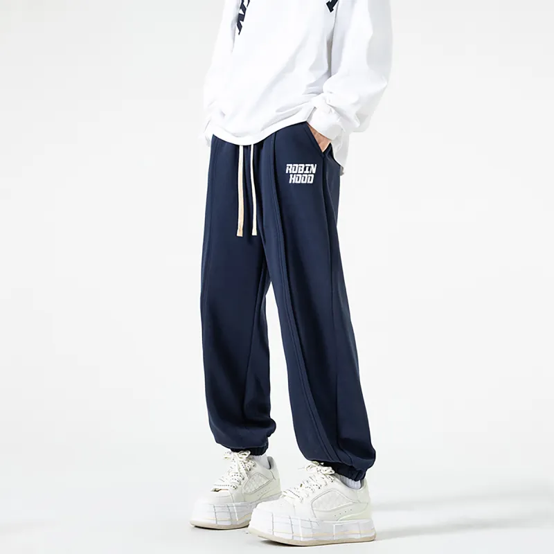 ROBINHOOD Casual Pants Unisex Orange Red-10