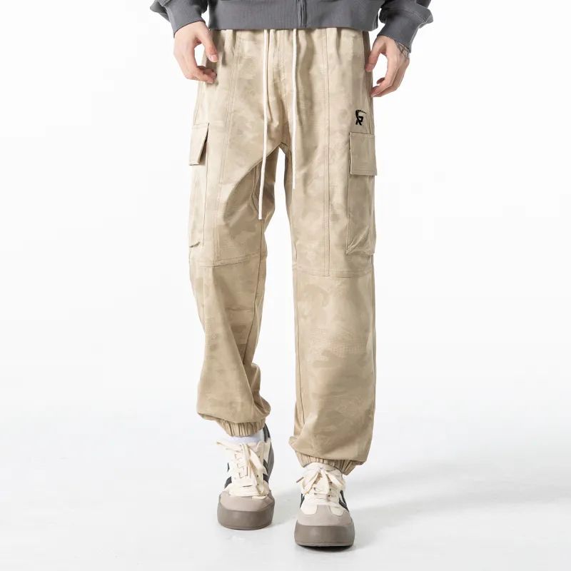ROBINHOOD Casual Pants Unisex Khaki-2