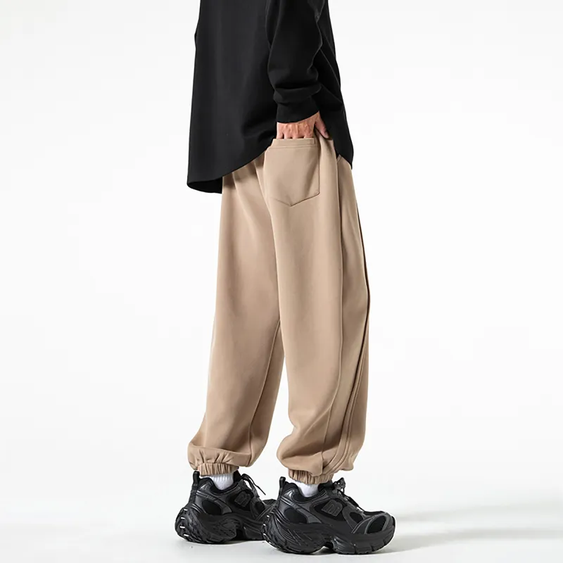 ROBINHOOD Casual Pants Unisex Orange Red-16