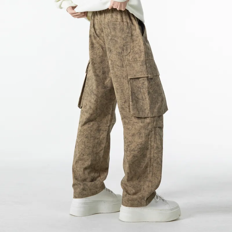 ROBINHOOD Casual Pants Unisex Khaki-4