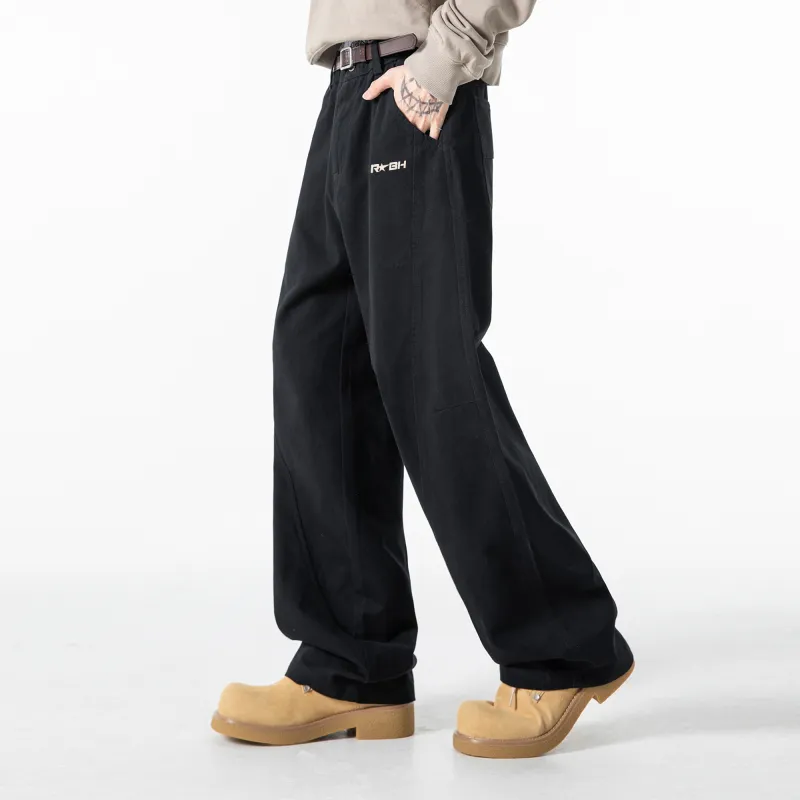 ROBINHOOD Casual Pants Unisex Khaki-16