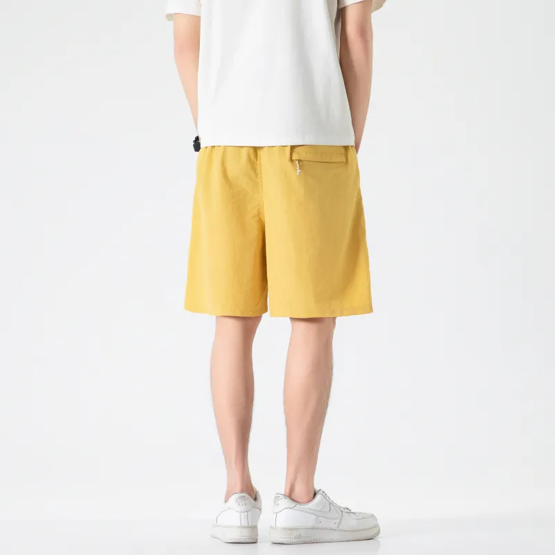 ROBINHOOD Casual Shorts Unisex Orange Yellow-11