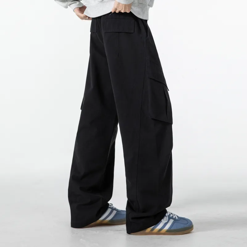 ROBINHOOD Casual Pants Unisex Khaki-17