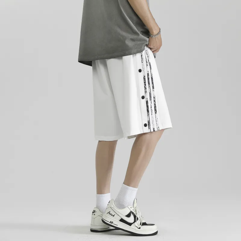 ROBINHOOD Casual Shorts Unisex White-5
