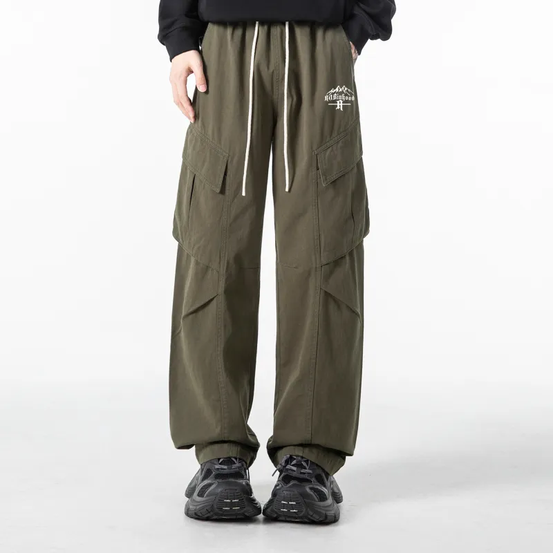 ROBINHOOD Casual Pants Unisex Khaki-8