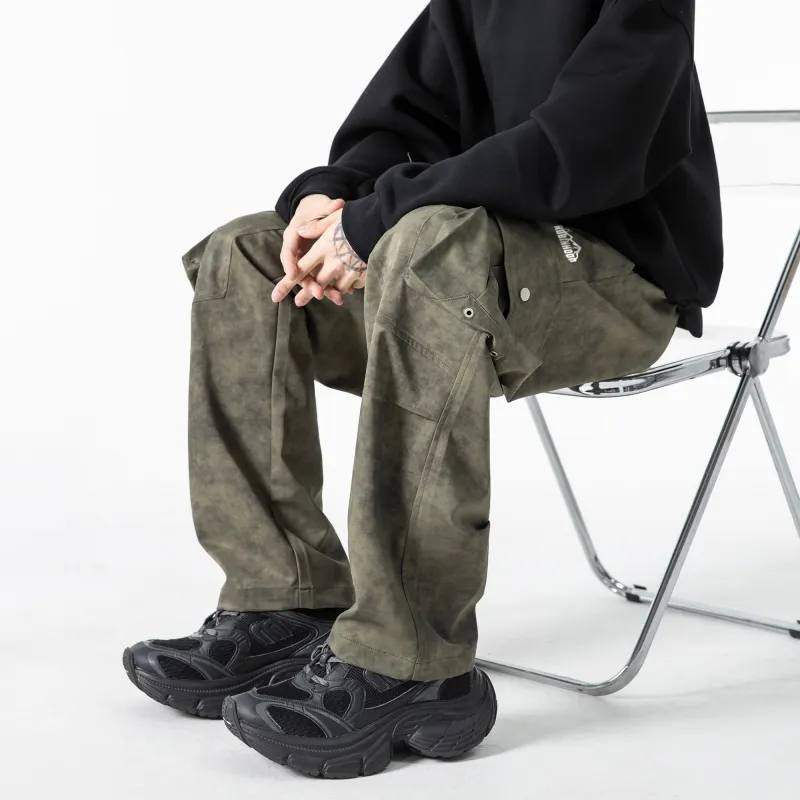 ROBINHOOD Casual Pants Unisex Khaki-16
