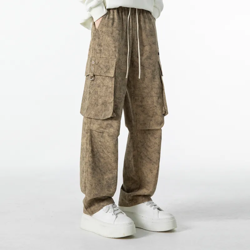 ROBINHOOD Casual Pants Unisex Khaki-5