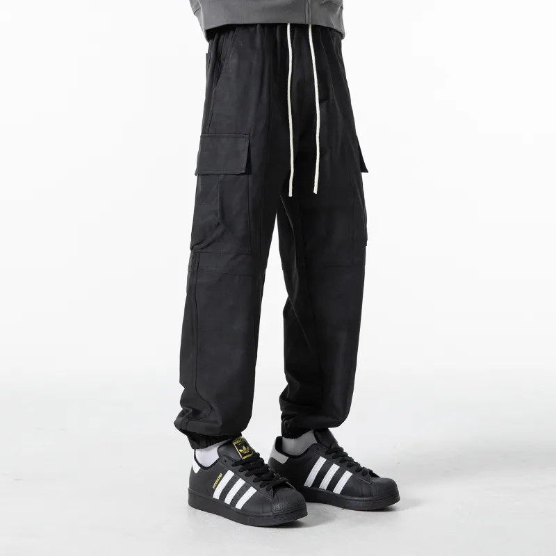 ROBINHOOD Casual Pants Unisex Khaki-17