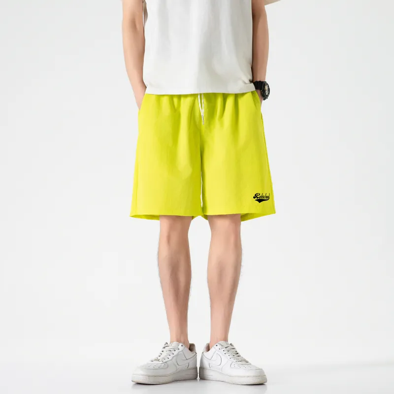 ROBINHOOD Casual Shorts Unisex Orange Yellow-62