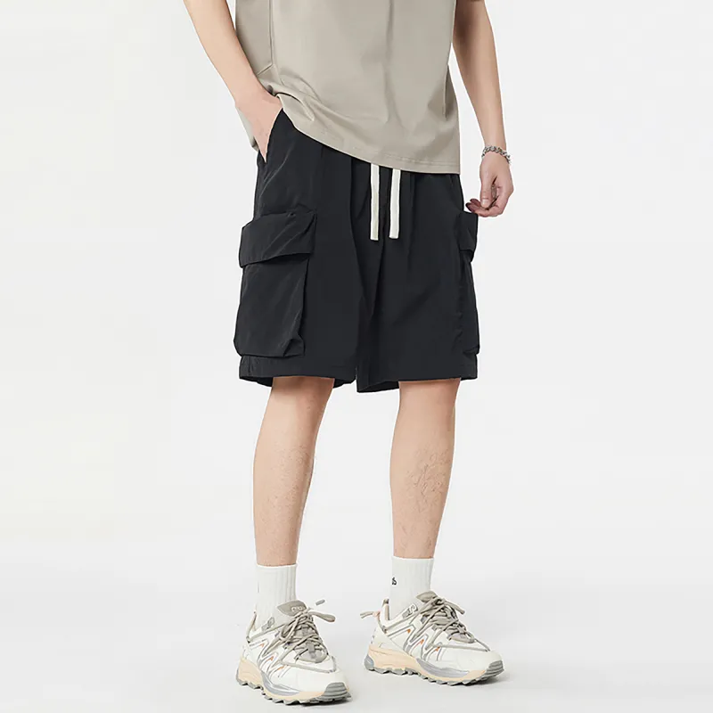 ROBINHOOD Casual Shorts Unisex Orange-8