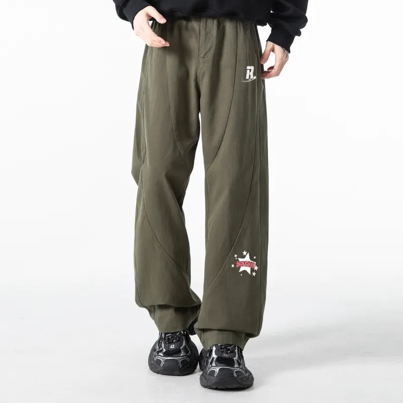 ROBINHOOD Casual Pants Unisex Khaki-8