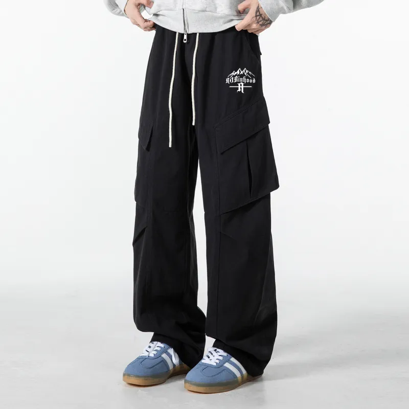 ROBINHOOD Casual Pants Unisex Khaki-16