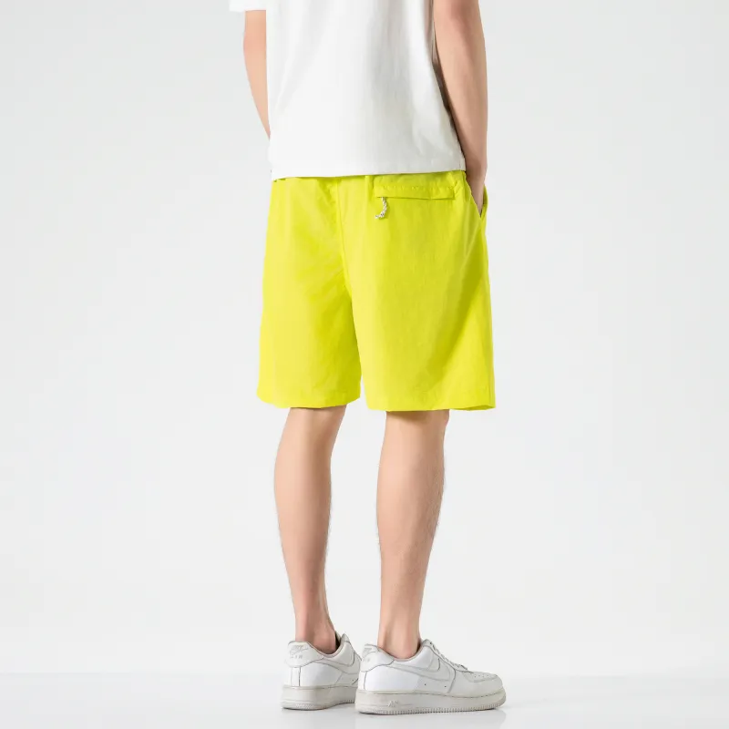 ROBINHOOD Casual Shorts Unisex Orange Yellow-65