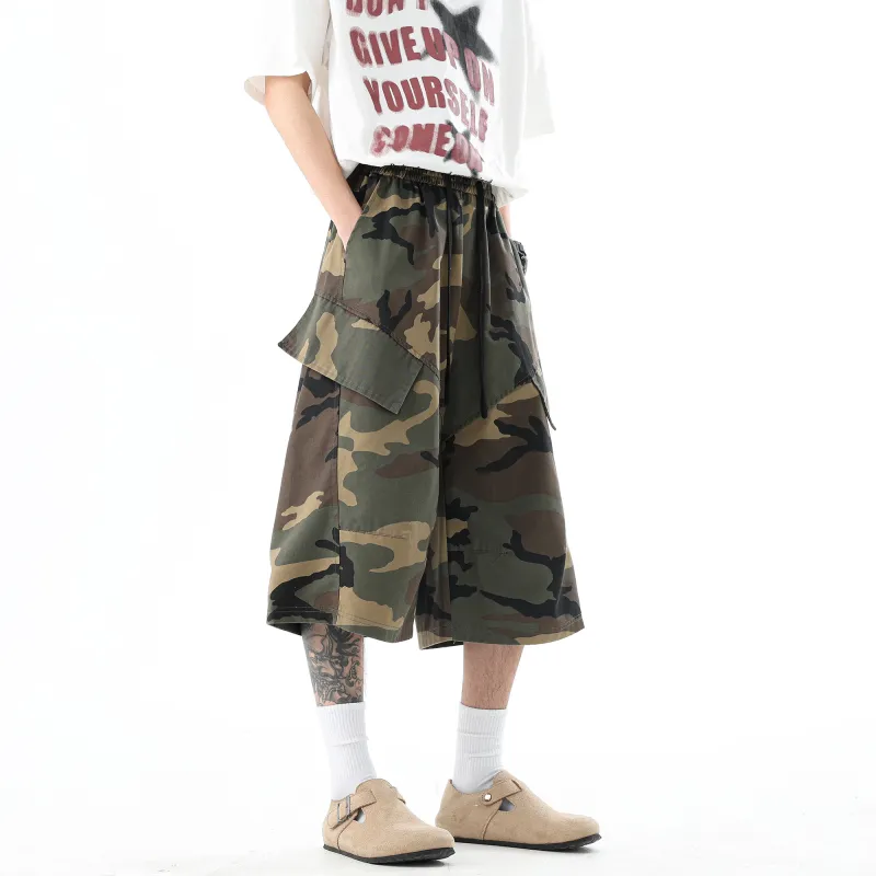 ROBINHOOD Casual Shorts Unisex Camouflage-5