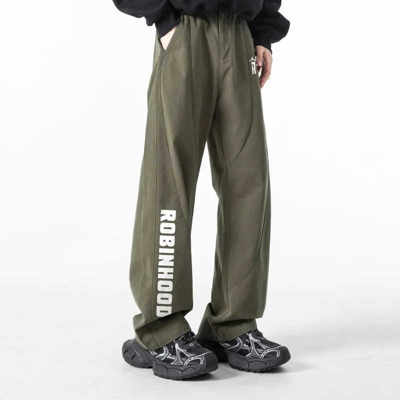 ROBINHOOD Casual Pants Unisex Black-15