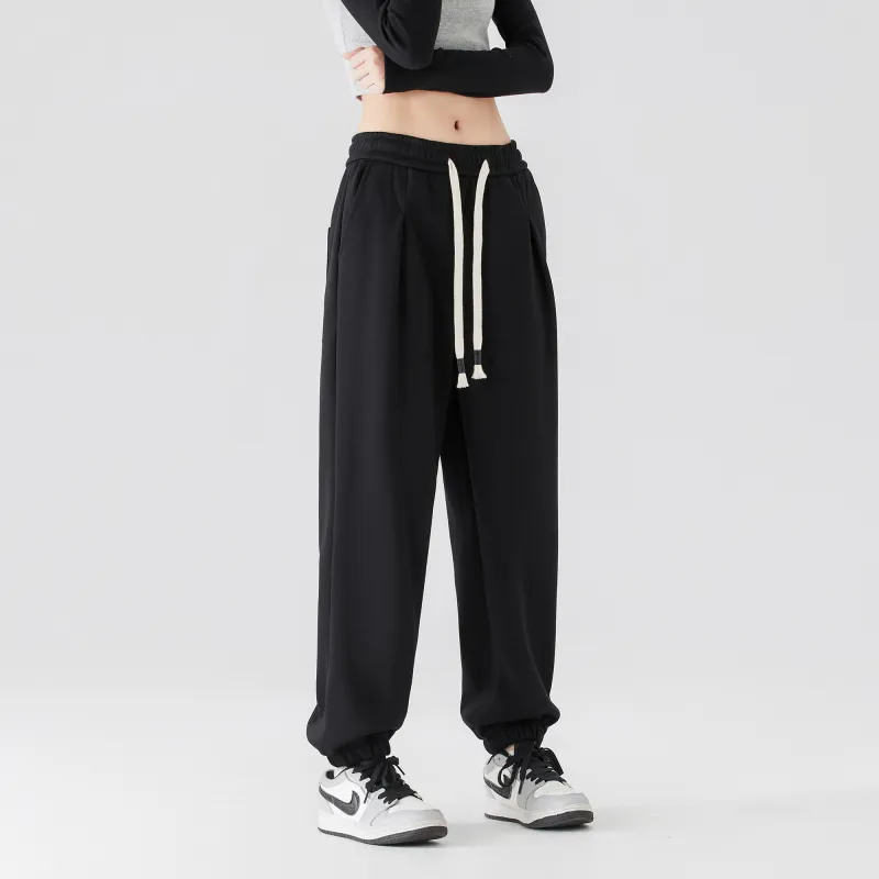 ROBINHOOD Casual Pants Unisex Black-2