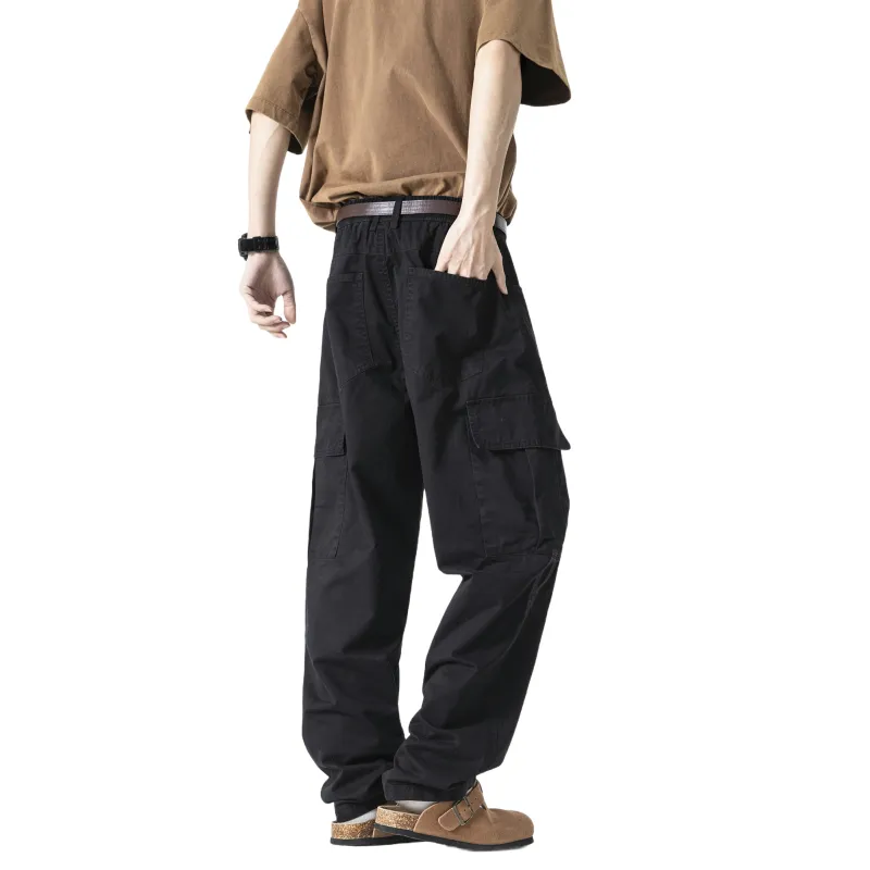 ROBINHOOD Casual Pants Unisex Khaki-13