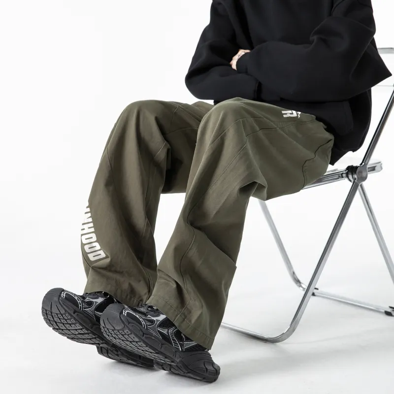 ROBINHOOD Casual Pants Unisex Black-17