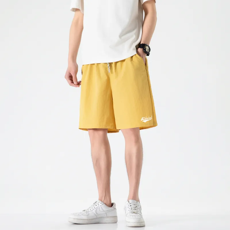 ROBINHOOD Casual Shorts Unisex Orange Yellow-8