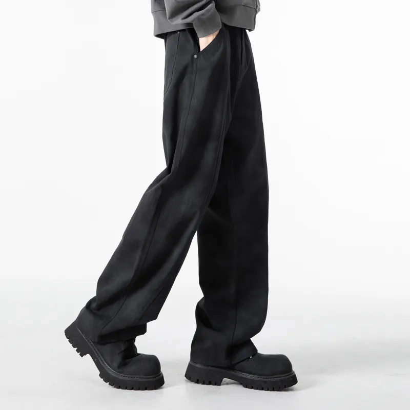 ROBINHOOD Casual Pants Unisex Khaki-17