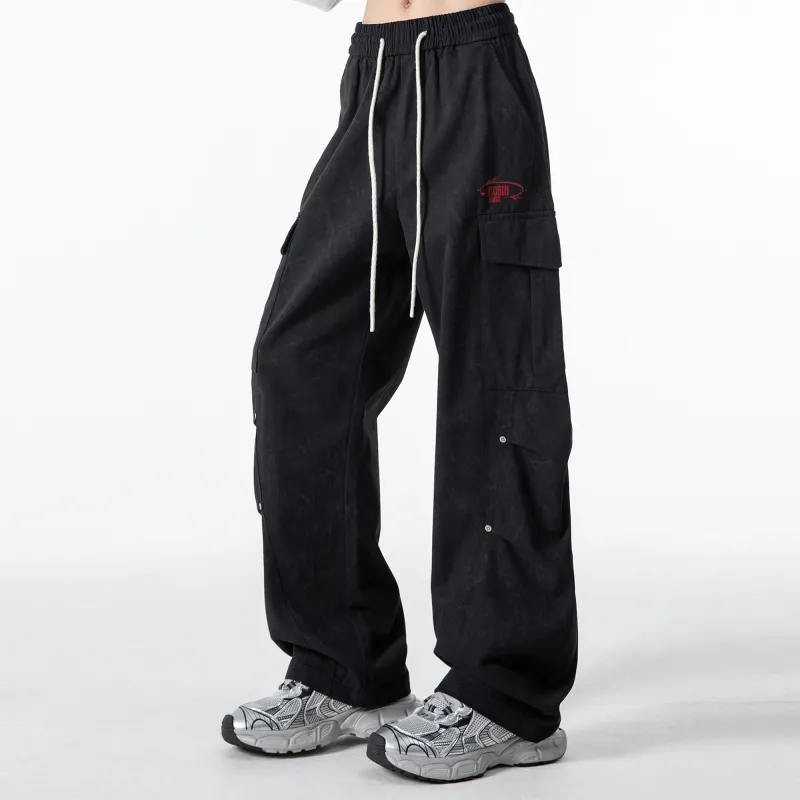 ROBINHOOD Casual Pants Unisex Khaki-15