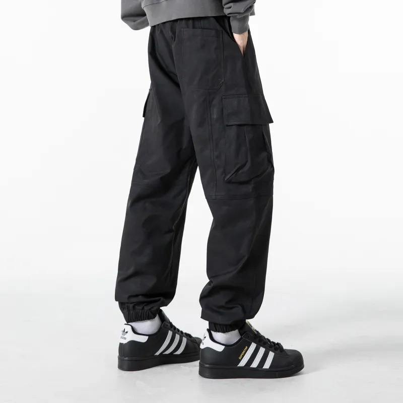 ROBINHOOD Casual Pants Unisex Khaki-16
