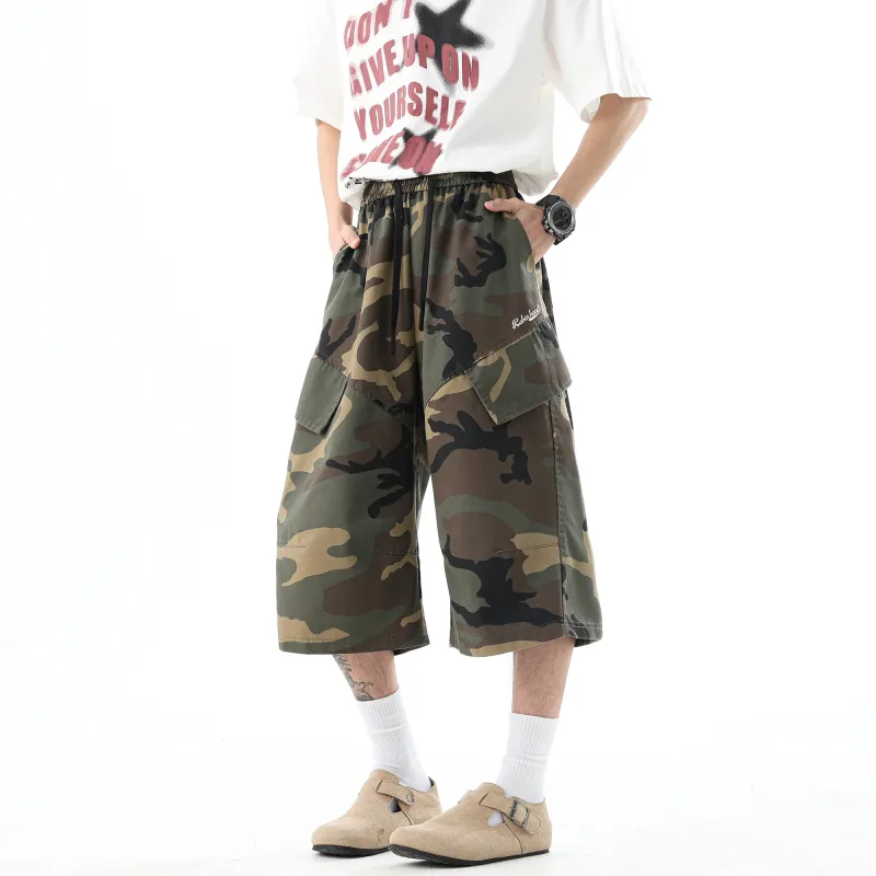 ROBINHOOD Casual Shorts Unisex Camouflage-3