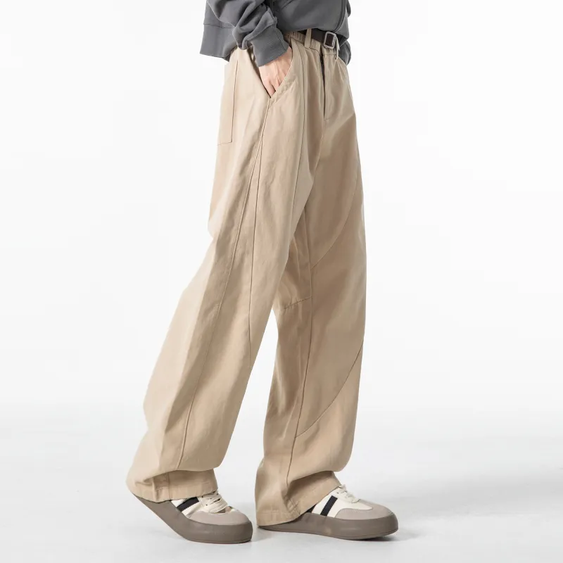 ROBINHOOD Casual Pants Unisex Khaki-4