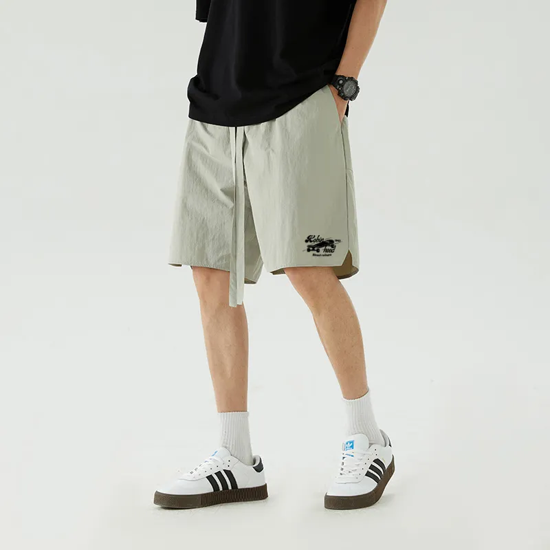 ROBINHOOD Casual Shorts Unisex Khaki-15