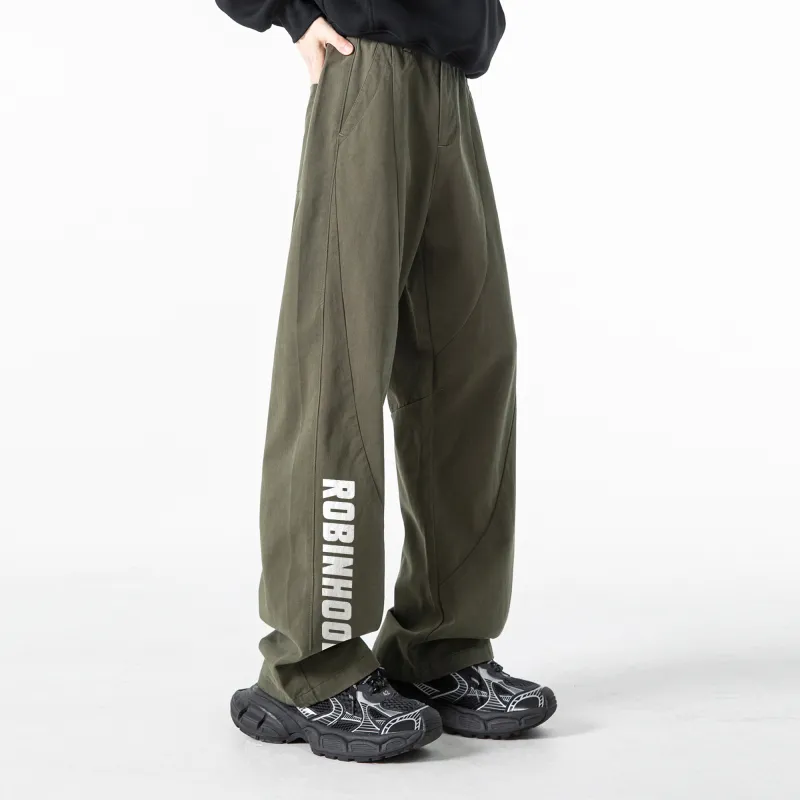 ROBINHOOD Casual Pants Unisex Black-16