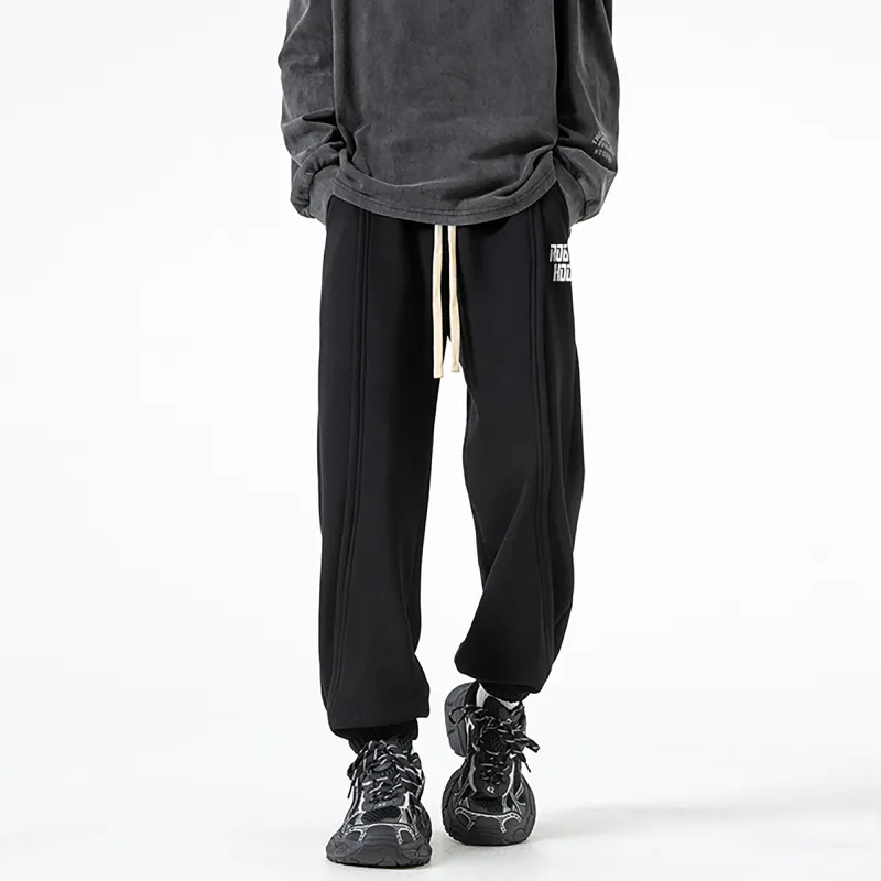 ROBINHOOD Casual Pants Unisex Orange Red-32
