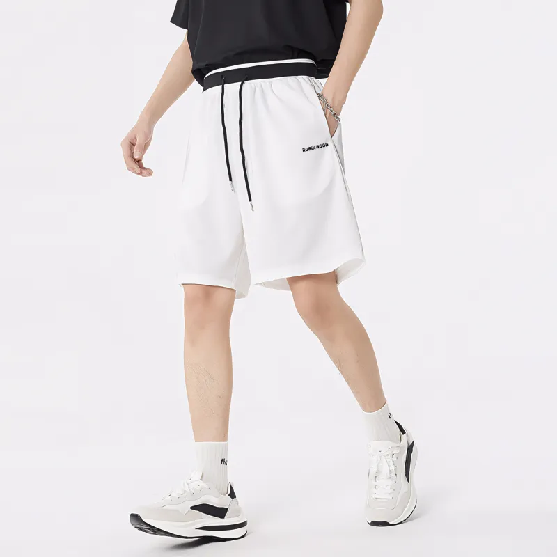 ROBINHOOD Casual Shorts Unisex White-2