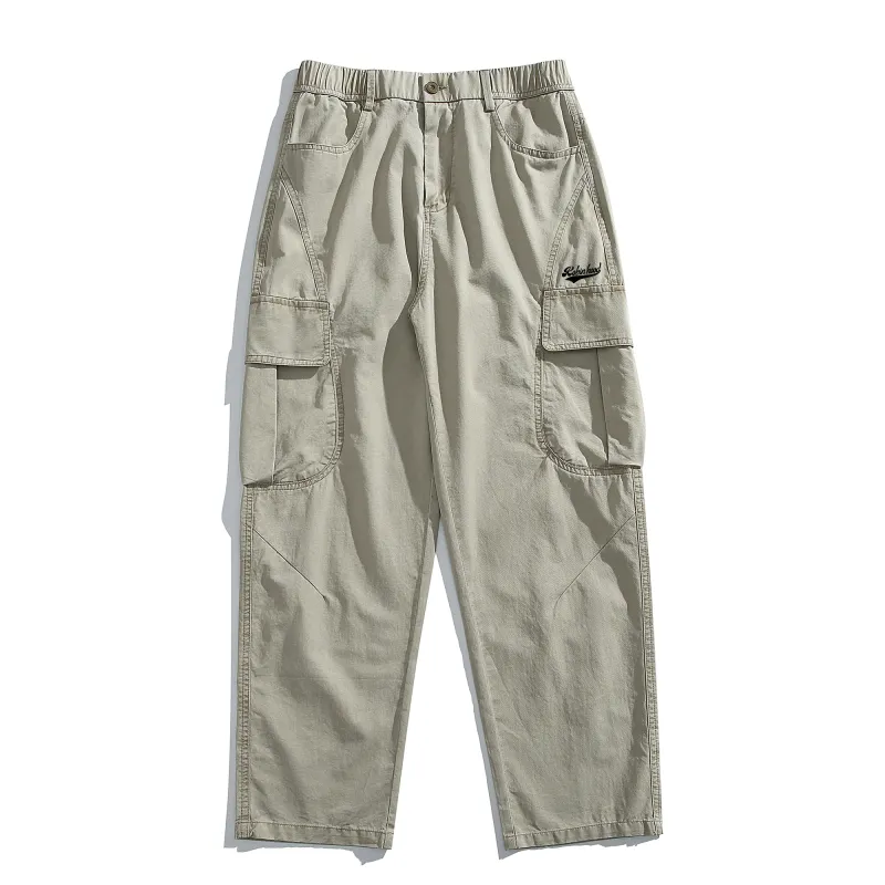 ROBINHOOD Casual Pants Unisex Khaki-2
