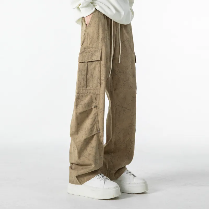 ROBINHOOD Casual Pants Unisex Khaki-5