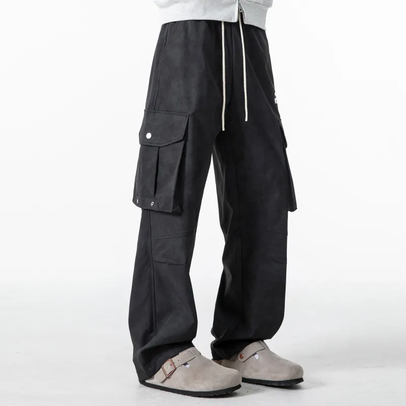 ROBINHOOD Casual Pants Unisex Khaki-9