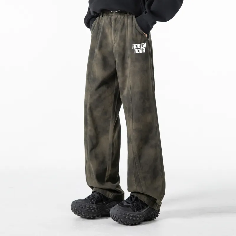 ROBINHOOD Casual Pants Unisex Khaki-9