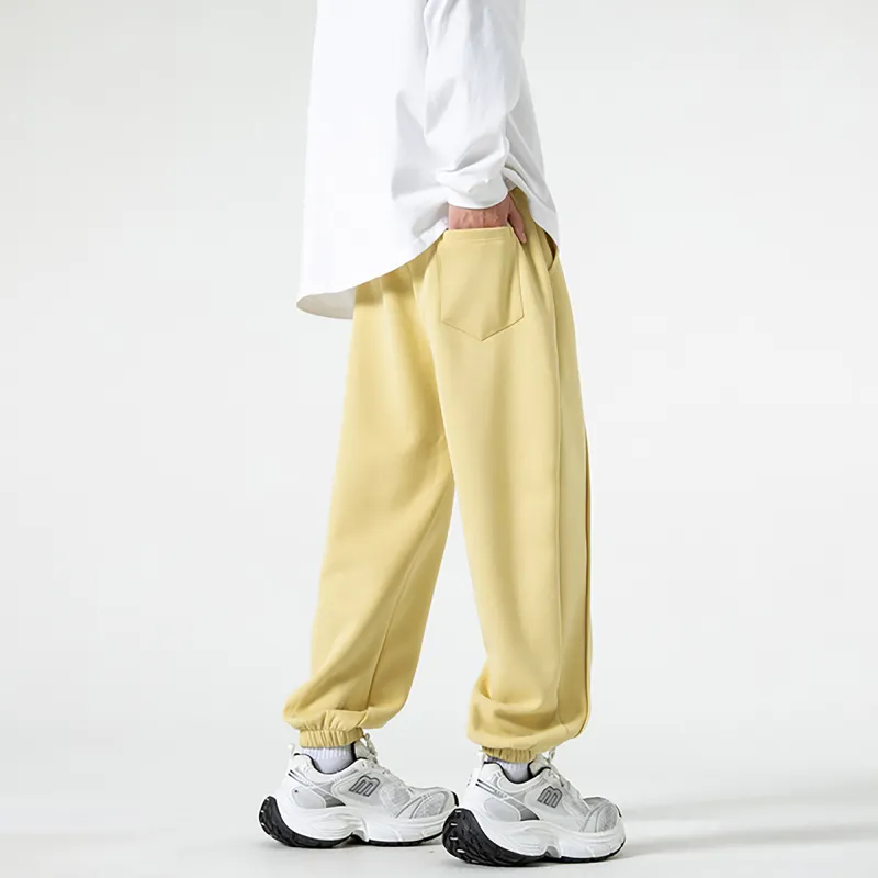 ROBINHOOD Casual Pants Unisex Orange Red-21